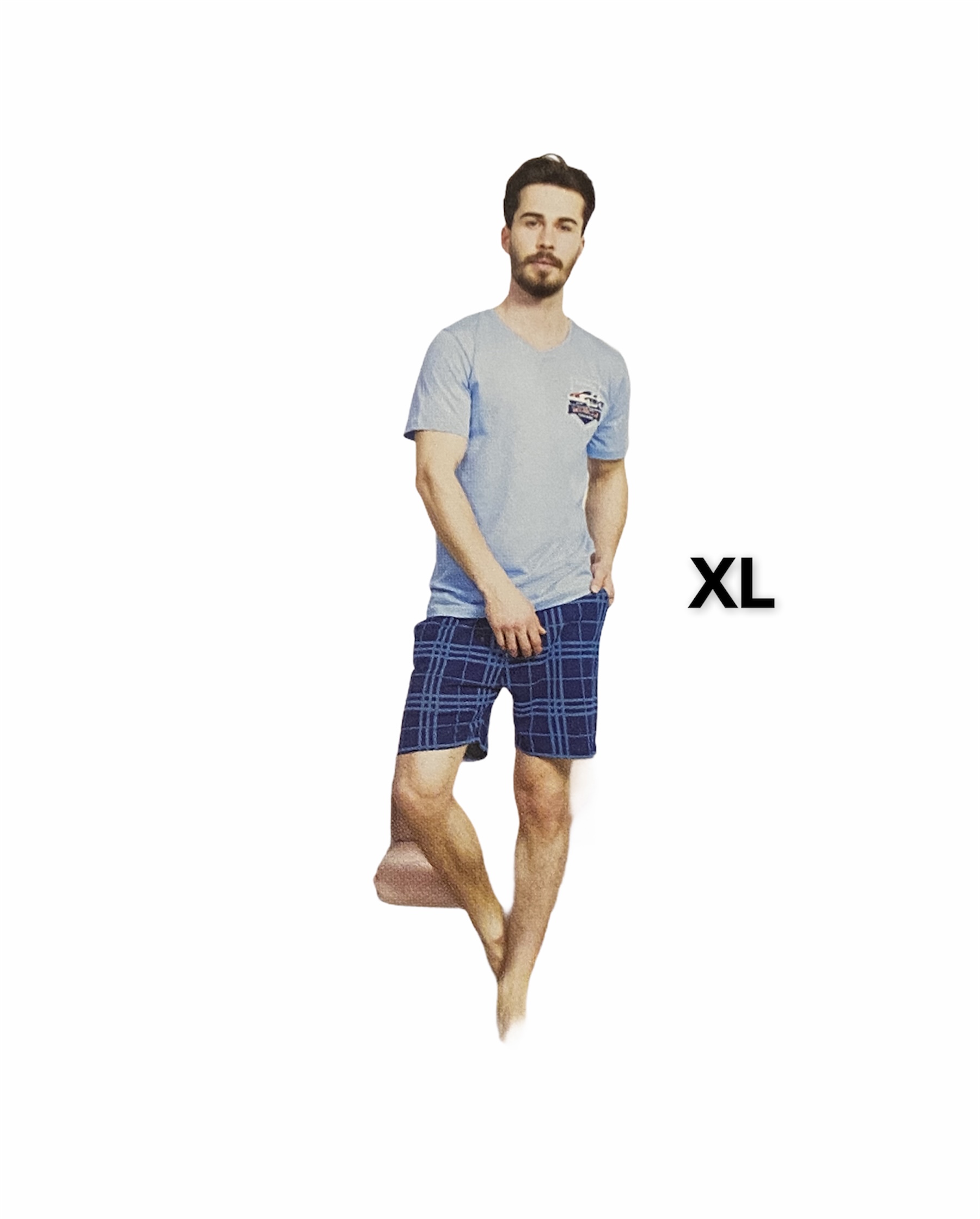 Pánske pyžamo značky Gazzaz, bl.šedá; XL