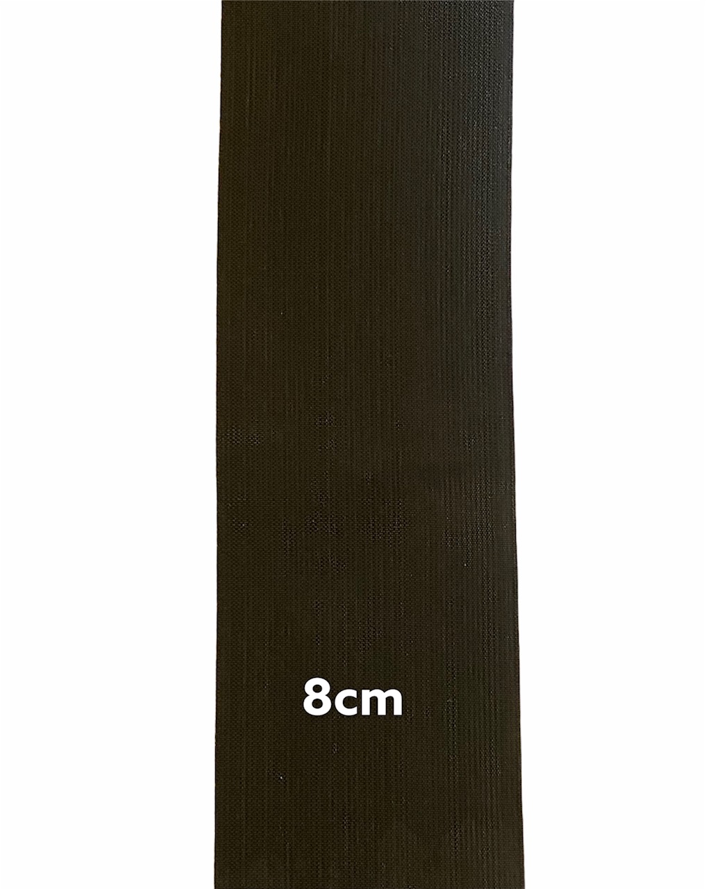 Guma odevná 8cm; 1,5m; čierna