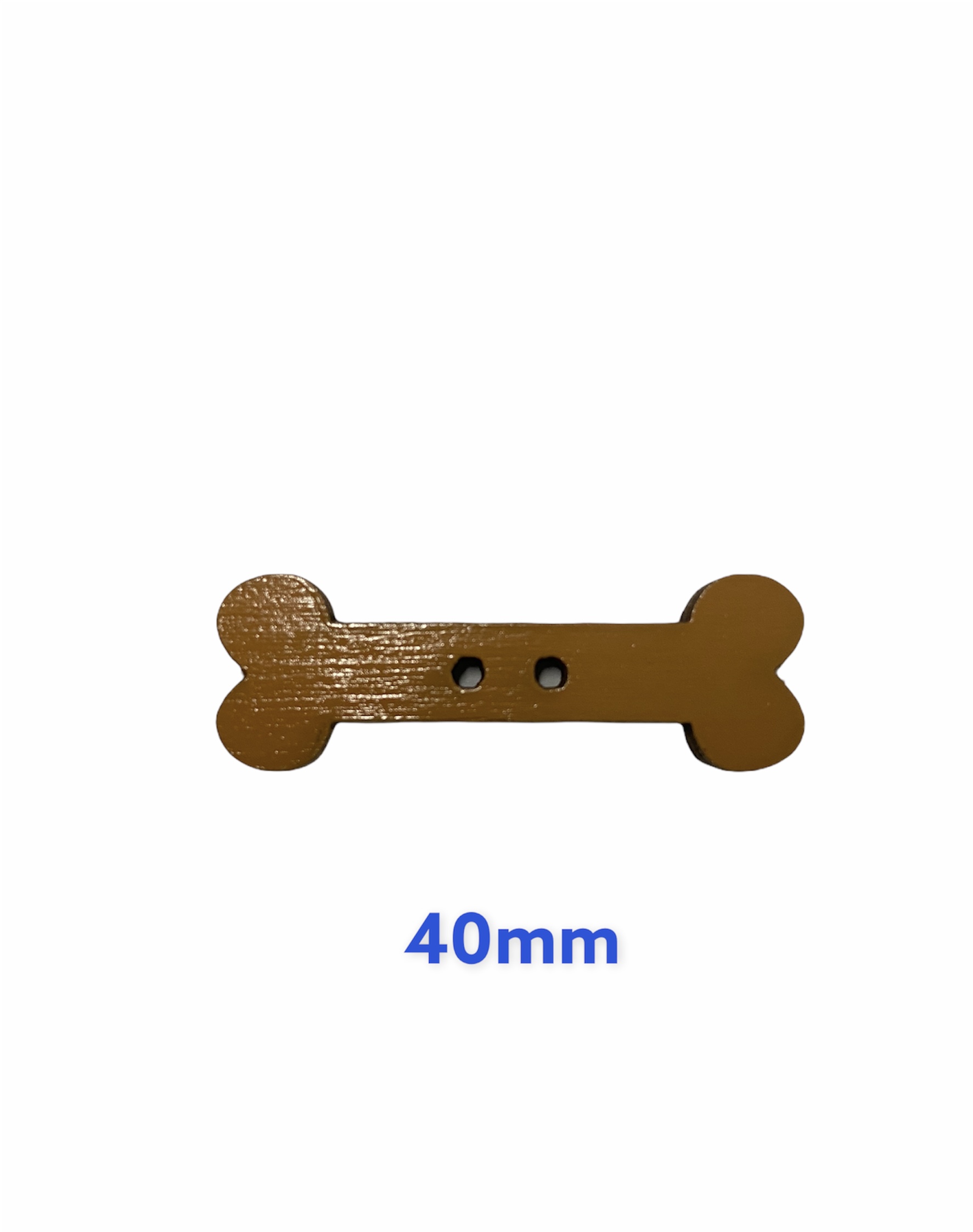 Gombík dekoračný drevený 5,40; 40mm, 1ks; béžová