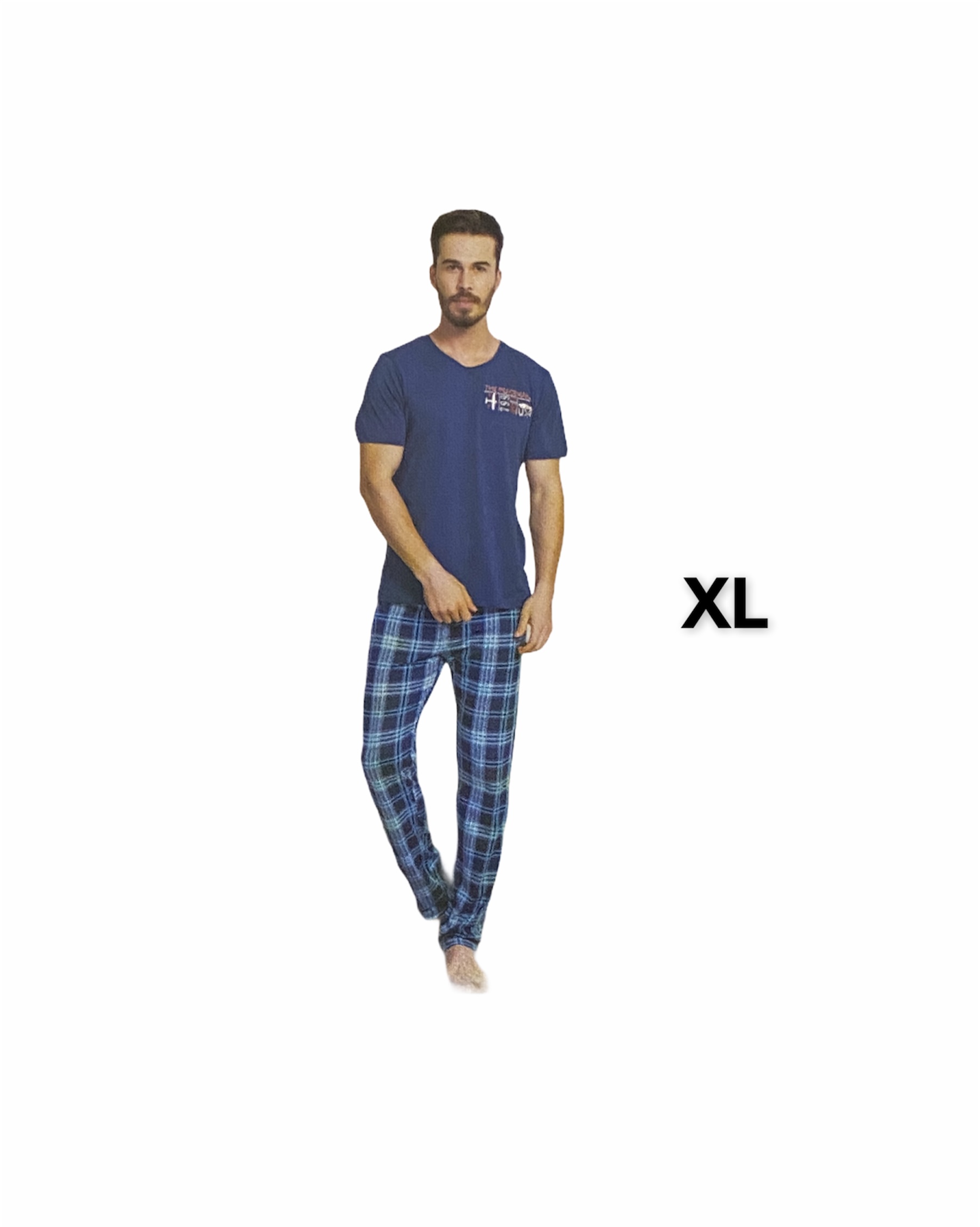 Pánske pyžamo značky Gazzaz, tm.modré; XL