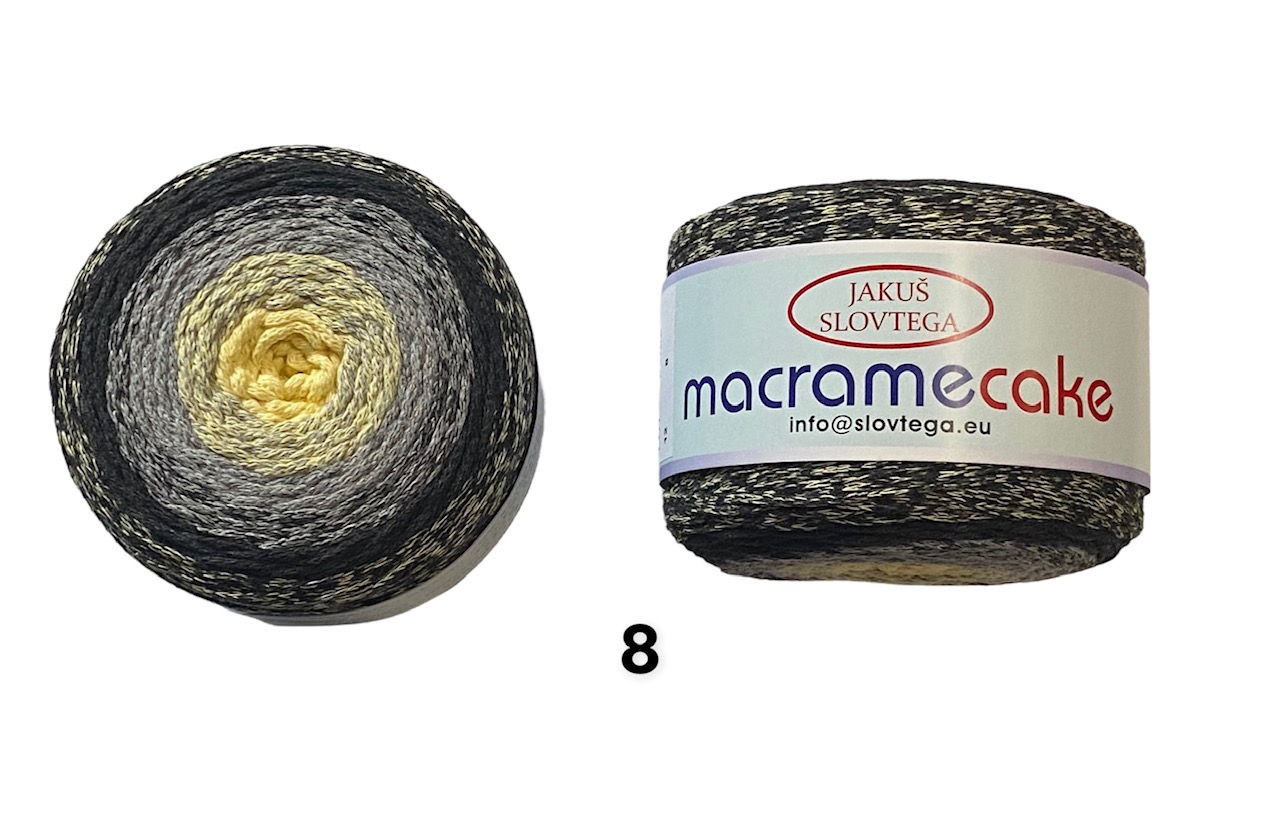 Macrame Cotton Cake 250g, 8