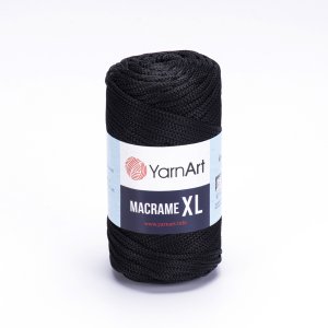 Macrame XL 250g; 148 čierna