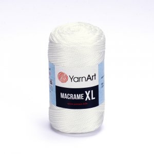 Macrame XL 250g; 154 biela